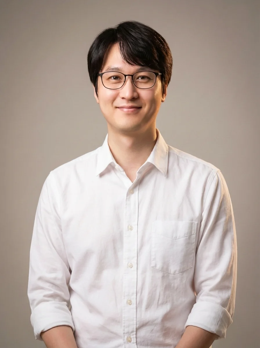 박근필 소장 프로필 - 흰색 셔츠