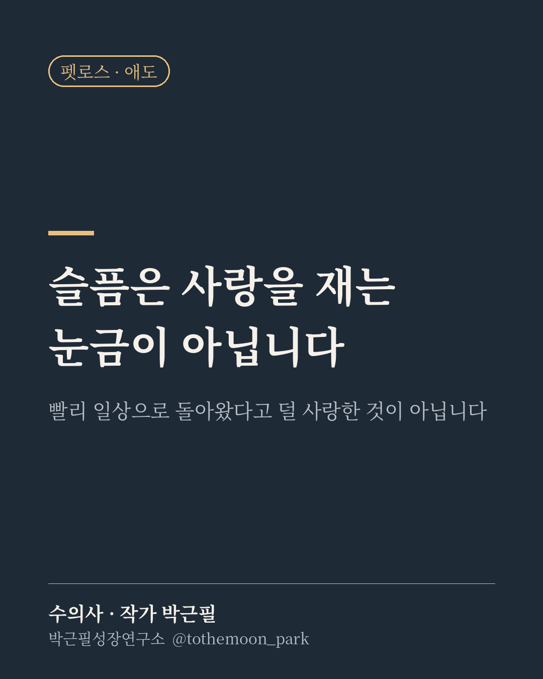 오래 아픈 것은 오래 사랑한 자리에서 옵니다.