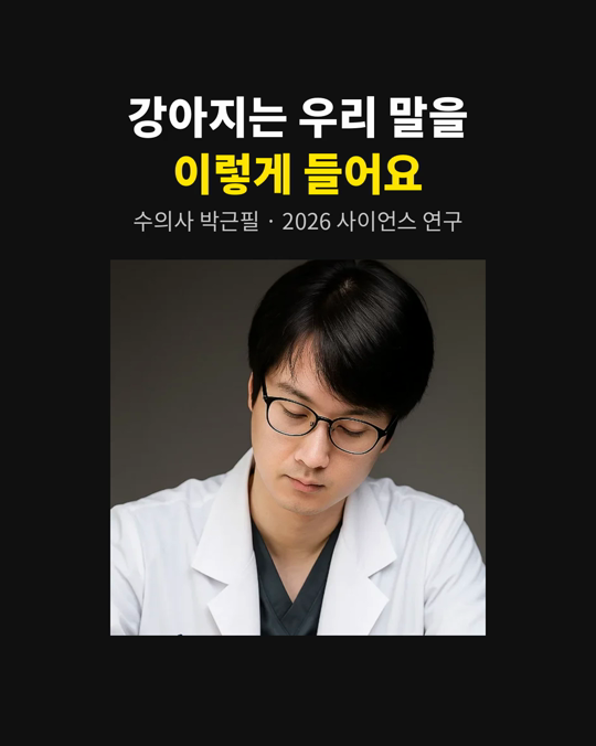 강아지는 우리가 하는 말을 어떻게 들을까요?