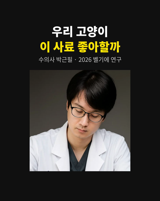 우리 고양이가 이 사료를 좋아한다는 것, 어떻게 알 수 있을까요?
