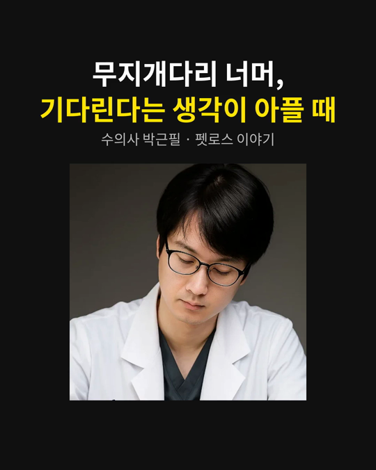 무지개다리 너머에서 우리 아이가 나를 기다린다는 이야기, 많이 하십니다.